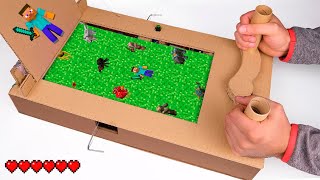 How To Make Minecraft Game From Cardboard [upl. by Norret]