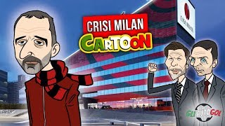 AUTOGOL CARTOON  La crisi del Milan [upl. by Arev]