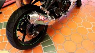 2010 Kawasaki Ninja 250R  Yoshimura Slipon Exhaust [upl. by Assirhc405]