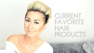 CURRENT FAVORITE HAIR PRODUCTS FOR SHORT HAIR [upl. by Nycila]