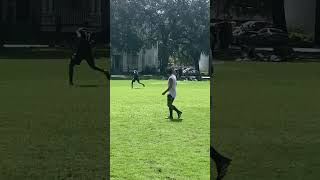 ￼ Soccer pickup game in the park ￼ [upl. by Dulcinea]