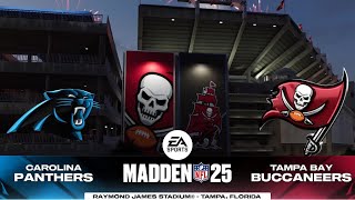 Buccaneers vs Panthers  Madden 25 Gameplay [upl. by Beverley]