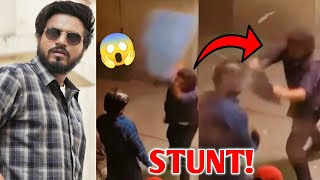 AmitBhadana DANGEROUS Stunt 😱  Amit Bhadana Behind The Scenes Paggal Stunt Facts  shorts [upl. by Jaine]