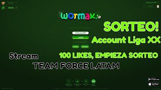 Wormaxio Stream Sorteo Account Liga XX Liga 20 SORTEO [upl. by Nahtnanhoj51]