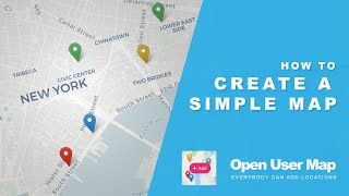 Open User Map Create A Simple Map [upl. by Nipsirc]