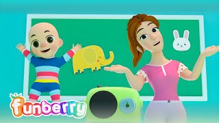 Hokey Pokey Childrens Song  Finger Family Where Are You  Funberry Nursery Rhymes amp Baby Songs [upl. by Rosalinde]