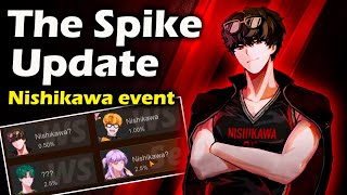 The Spike Update Nishikawa event New Characters Volleyball 3x3 [upl. by Jehius]