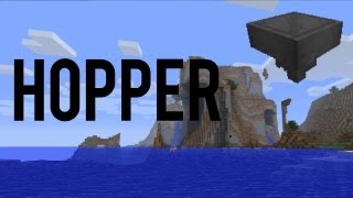 How To Make And Use A Hopper In Minecraft [upl. by Tal140]