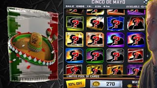 Opening More CINCO DE MAYO Packs Legacy Cards  WWE SUPERCARD [upl. by Sela221]