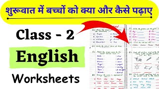 Class 2 English Worksheet Class 2 Worksheet English Worksheet for Class 2 Class 2 English Grammar [upl. by Seamus]