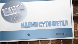 HAEMOCYTOMETER  FULLY EXPLAINED IN HINDI  RBC WBC COUNTING [upl. by Evelin]