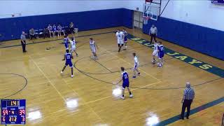 WhitesvilleAndover vs Houghton Academy Boys Varsity Basketball [upl. by Mata]