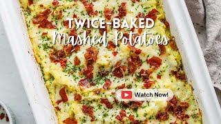 TWICEBAKED Mashed Potatoes [upl. by Llehcim]