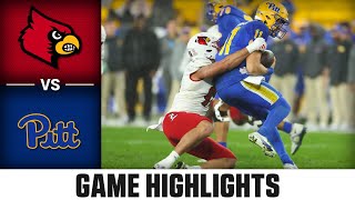 Louisville vs Pitt Game Highlights  2023 ACC Football [upl. by Leachim]