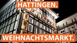 Der Weihnachtsmarkt in Hattingen  Weihnachtsmärkte im Ruhrgebiet  checkpottclip [upl. by Otsirc]