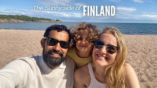 A day in the sunniest town in Finland Hanko  our Finnish Indian family holiday [upl. by Edmanda]