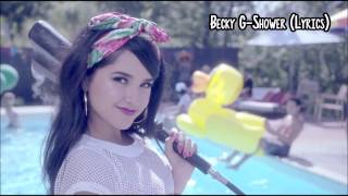 Becky G Shower Lyrics [upl. by Bernarr]