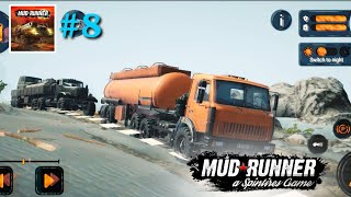 Mudrunner android gameplay  Mission 8  Delivery mission [upl. by Sjoberg]