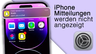 iPhone Mitteilungen werden nicht angezeigt 3 Lösungen [upl. by Beryl938]