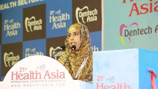 Dr Meisha Gul  Dentech Asia  21st Health Asia International Exhibition amp Conferences [upl. by Placido]