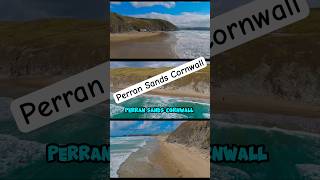 Perran Sands Cornwall shorts cornwall drone dronefootage beach coastal placestovisit dji [upl. by Alolomo]