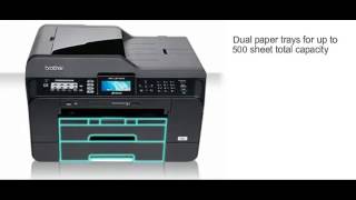 Brother MFCJ6710DW A4A3 Multifunction Inkjet Printer Duplex Network Wireless [upl. by Yenitsed]