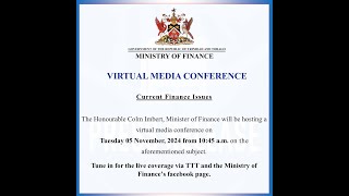 Media Conference Hosted By The Ministry Of Finance [upl. by Macri]