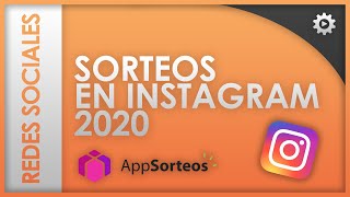 Como Realizar Sorteos en Instagram Fácil 2020 [upl. by Annah]