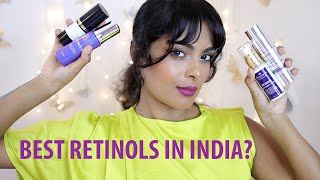 RETINOL FOR BEGINNERS  5 BEST RETINOLS IN INDIA [upl. by Aleunamme]