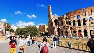 EXPLORING ROME Colosseum and Arc of Constantine  Arriving by Metro from Tiburtina Train Station [upl. by Rotman]