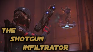 The Shotgun Infiltrator  Mass Effect Legendary EditionInsanity [upl. by Atteuqcaj]