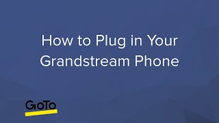 How do I plug in my Grandstream phone [upl. by Demetris860]