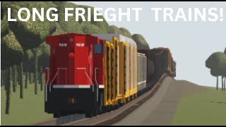 HD LONG Freight Trains RoScale Southline District [upl. by Trixi826]