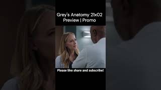 Greys Anatomy 21x01 preview  sneak peek [upl. by Aria]