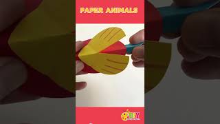 How To Make Rocking Paper Bird Craft  Paper Animals  DIY Crafty Projects [upl. by Panta]