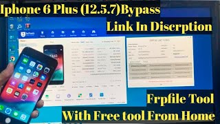 How To Iphone 6 Plus 1257 Bypass With Free Tool FrpFile Tool Link In Discription [upl. by Alisun]