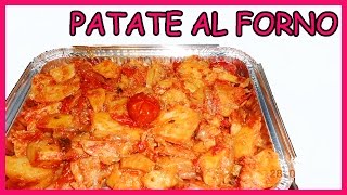 Patate al forno con cipolla e pomodorini  LE RICETTE DI ZIO ROBERTO [upl. by Merton]