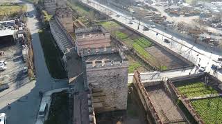 Istanbul Theodosian Walls  Istanbul Tarihi Surları [upl. by Aramal]