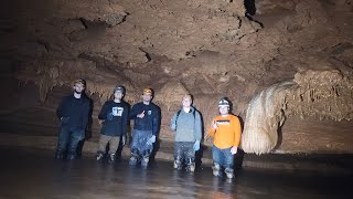 Low Water Crawl in Lewis Cave [upl. by Leibrag]