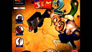 Earthworm Jim 2 PS1 Soundtrack  Continue To Rock [upl. by Naahsar]