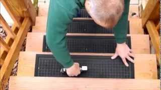 Installation Video  RubberMaster Stair Treads [upl. by Lawtun715]