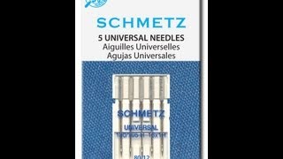 Universal Sewing Machine Needles  Quick Information [upl. by Zacek]