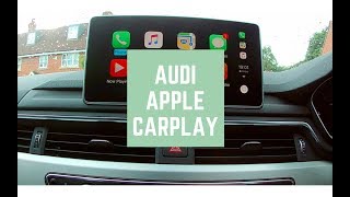 2017 Audi S5  Connecting to Apple Carplay  How to  JP Uploads [upl. by Eeroc]