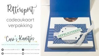 Stampin Up Rittersport cadeaukaart verpakking [upl. by Lorraine562]