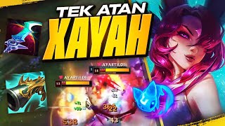 TEK ATAN XAYAH METASI  YENİ META FULL ZIRH DEŞME XAYAH BUILD  RİTO BUNU NERFLER  Adroit LoL [upl. by Terena]