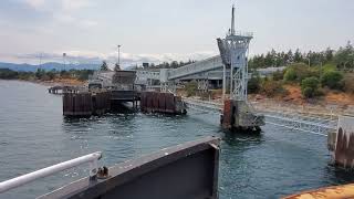 BC Ferries Queen of Alberni Docking at Nanaimo Terminal [upl. by Pacian]