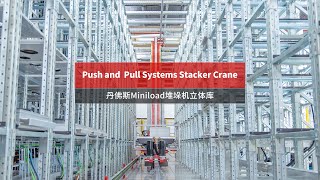 MIAS Miniload Stacker Crane with Push and Pull Systems [upl. by Kezer816]