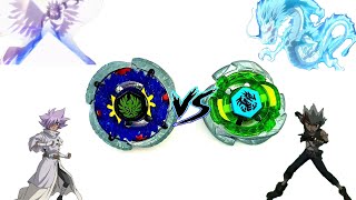 Jade Jupiter S130RB vs Omega Dragonis 85XF  Dynamis vs Ryuto  Epic Beyblade Battle [upl. by Anairad]