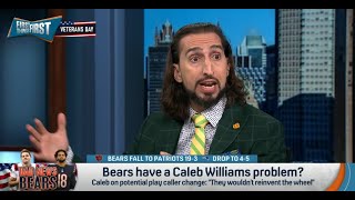 FIRST THINGS FIRST  Nick Wright HEATED STOP Blaming Caleb Williams For Chicago Bears Failing  NFL [upl. by Nyllaf]