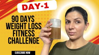 Day190 Weight Loss Fitness Challenge by Rachna Vashisth  How much my Weight is on Day 1 [upl. by Ane]